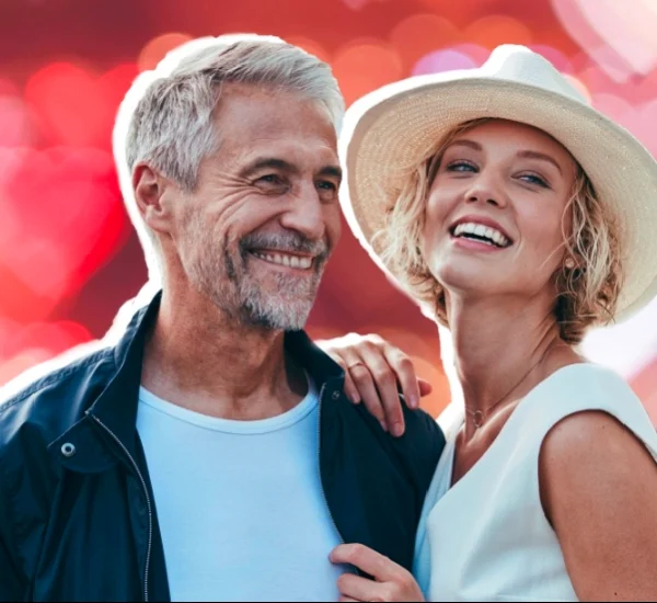 Hombre de 40 con mujer de 25
