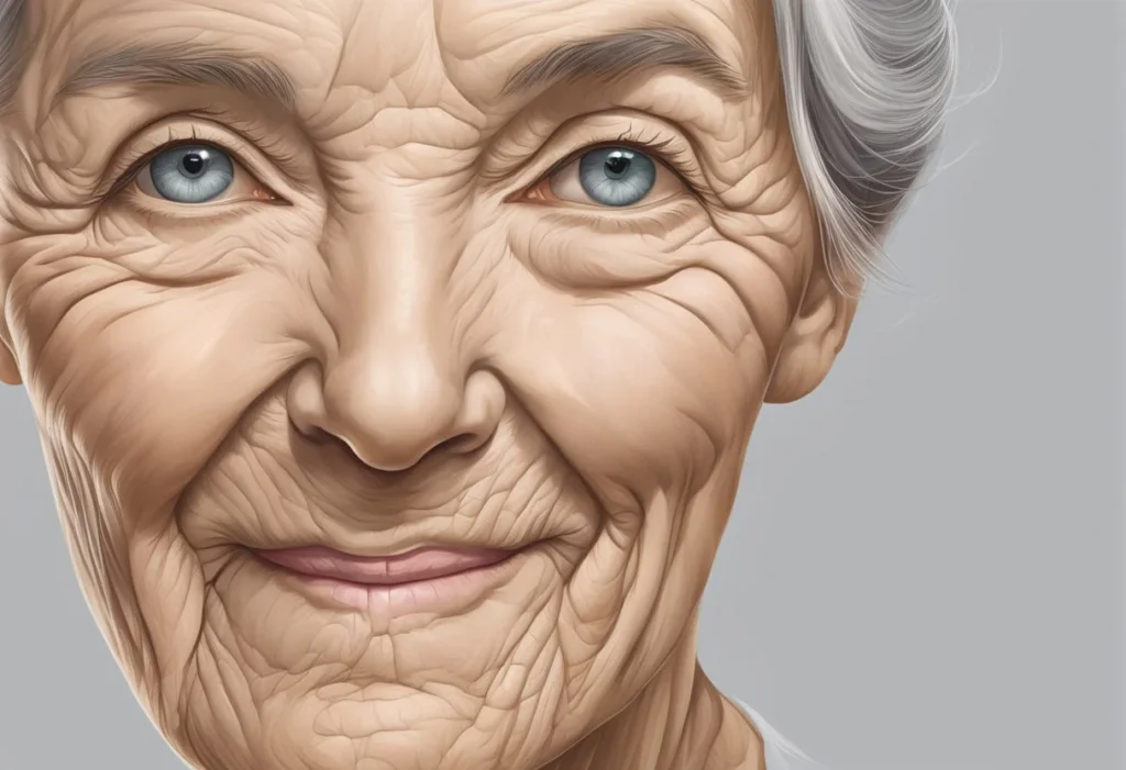 la cara de una mujer