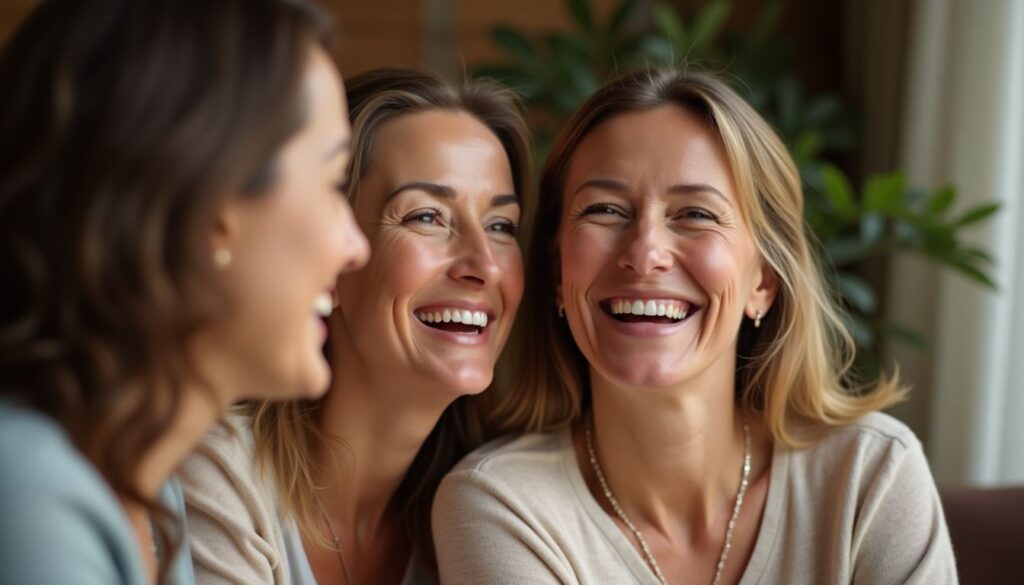 Mujer de 50 años con actitud positiva en su entorno de trabajo