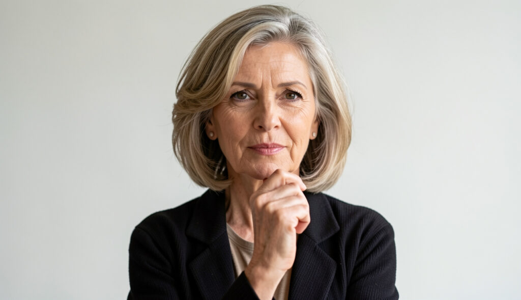 lenguaje corporal mujer madura