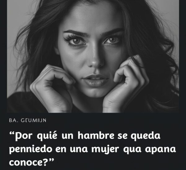 ¿Por qué un hombre se queda pensando en una mujer que apenas conoce?