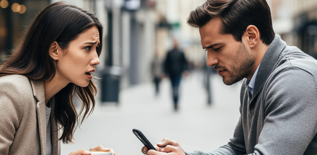 hombre ignora mujer que le gusta