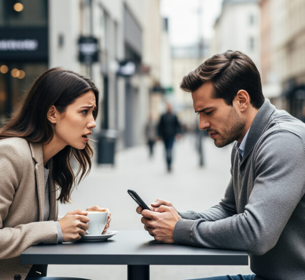 hombre ignora mujer que le gusta