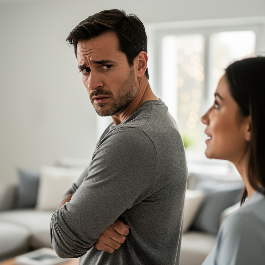 hombre se aleja enamorarse