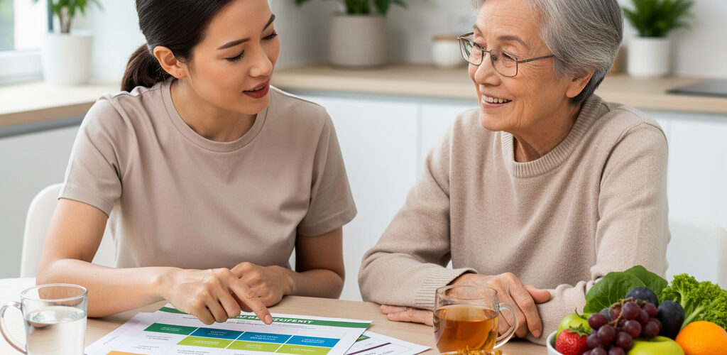 Menú saludable adulto mayor