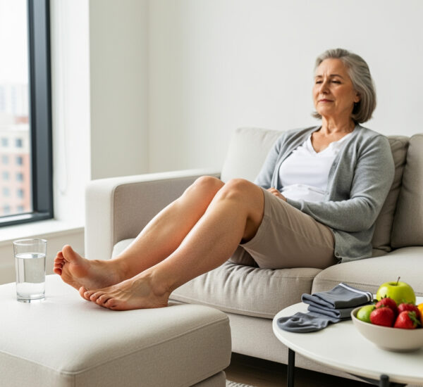 Desinflamar piernas y pies retención líquidos