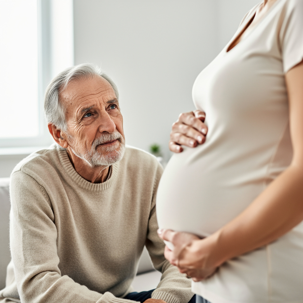 embarazo edad avanzada hombre