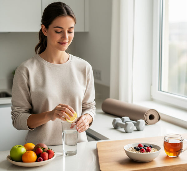 rutina matutina, bienestar, salud, energía