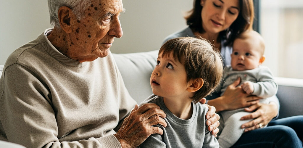 hombre 90 años hijos naturalmente