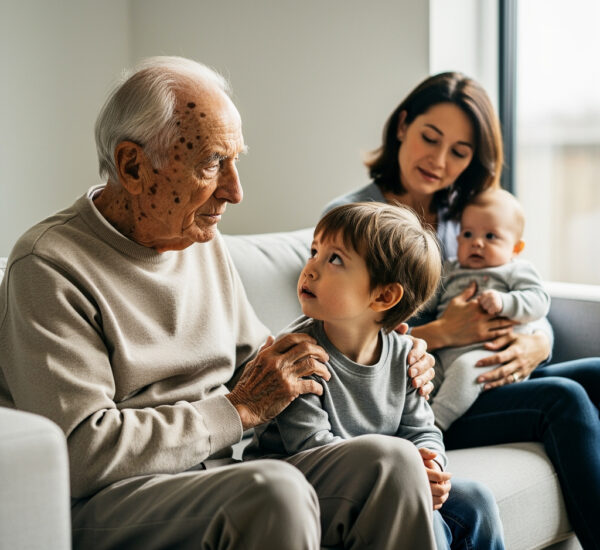 hombre 90 años hijos naturalmente