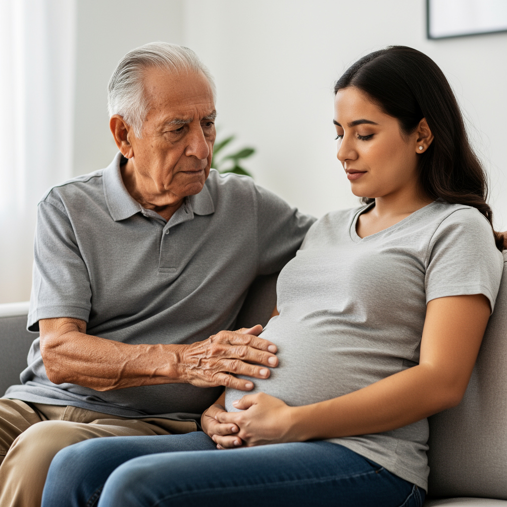 embarazo hombre anciano fertilidad