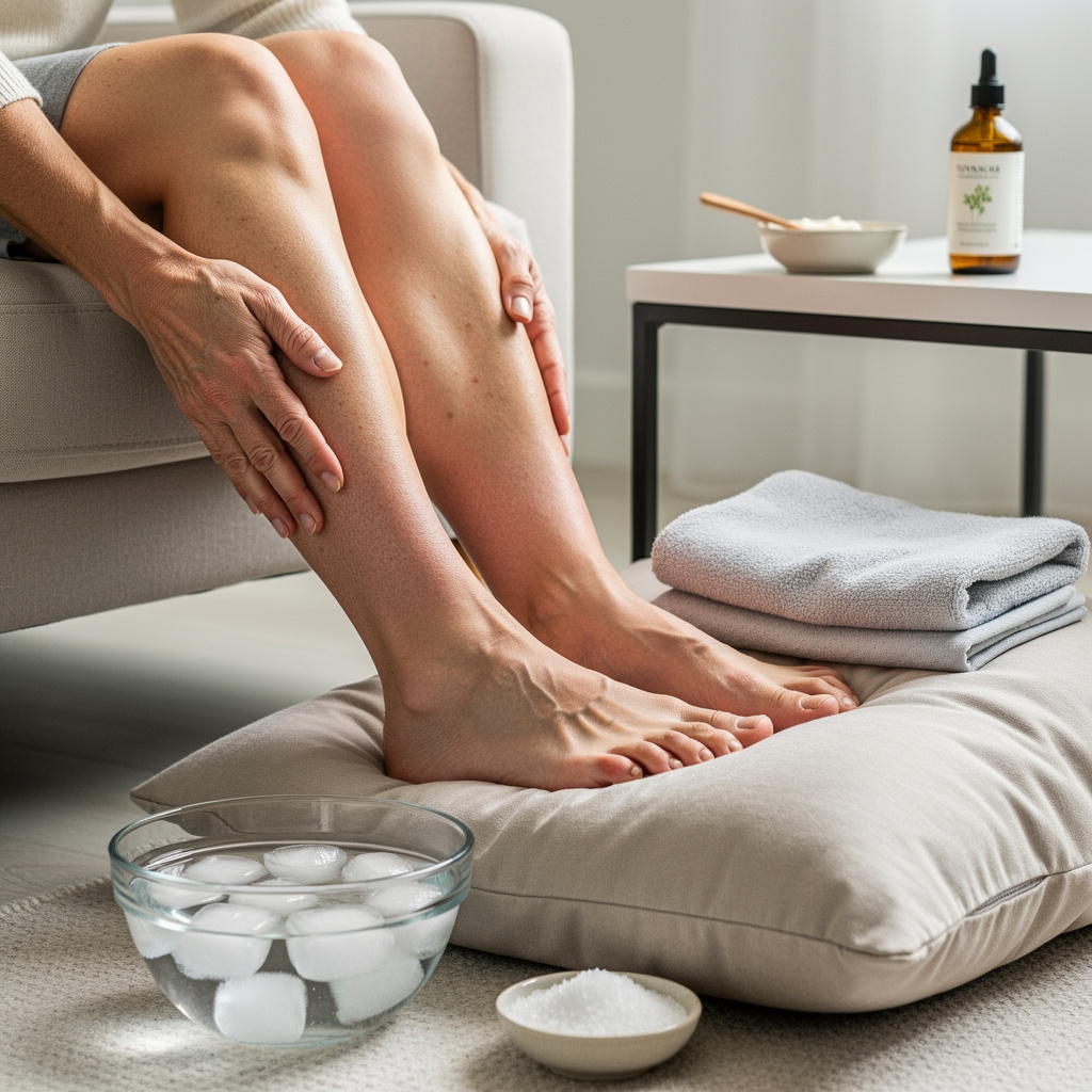 Piernas hinchadas, remedios caseros