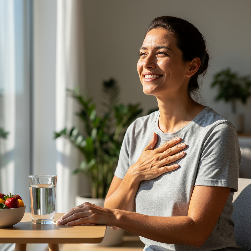 actitud positiva, salud, beneficios