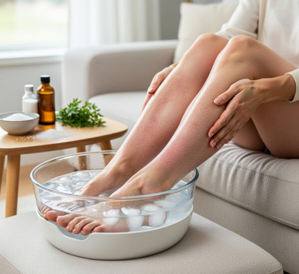 piernas cansadas, pies hinchados