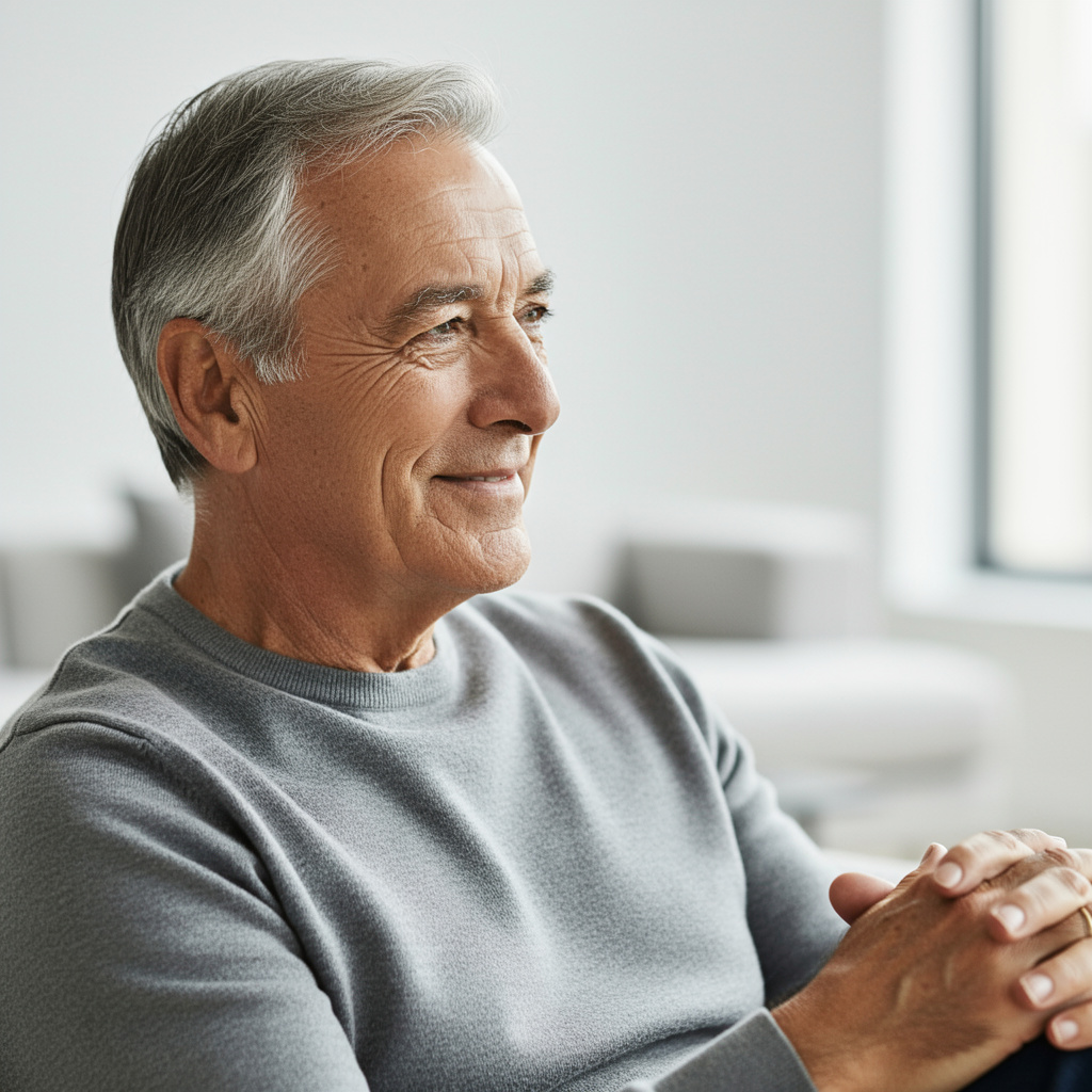 padre mayor de 60 años