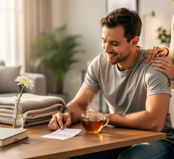 Detalles de un hombre que