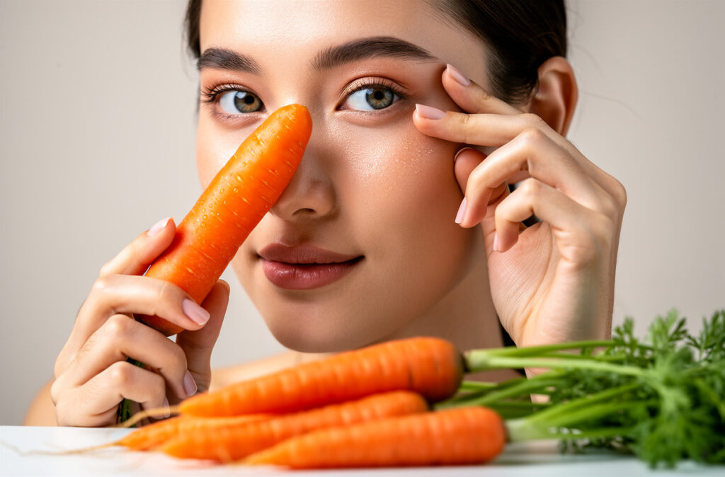 zanahoria vista piel beneficios