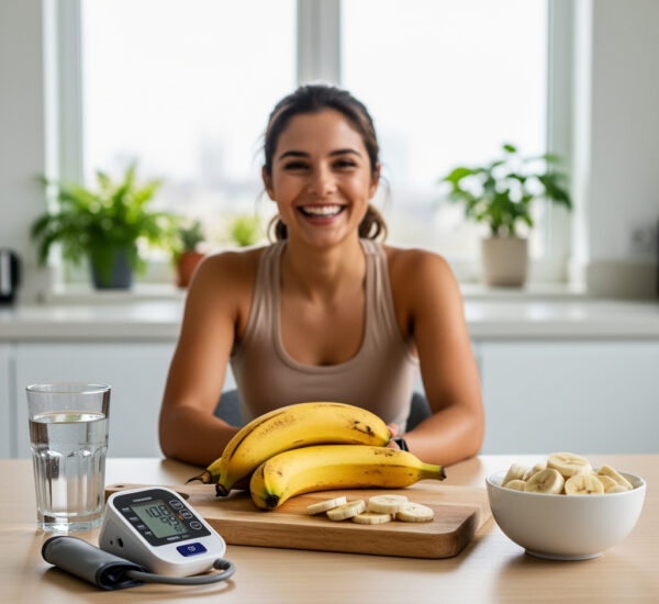 Plátano energía presión arterial