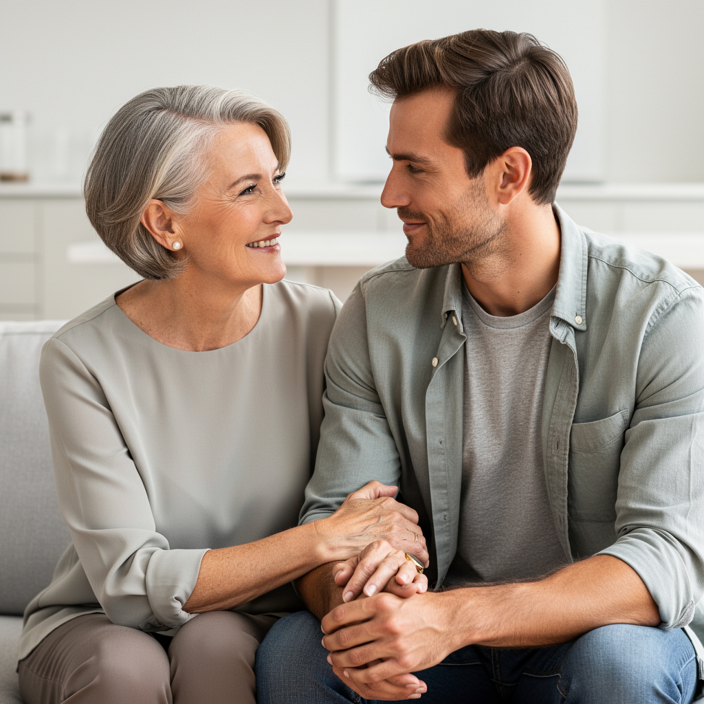 mujer mayor hombre pareja