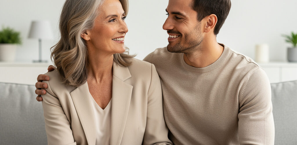 mujer mayor hombre pareja