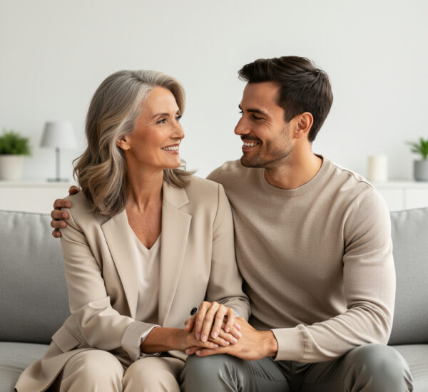 mujer mayor hombre pareja