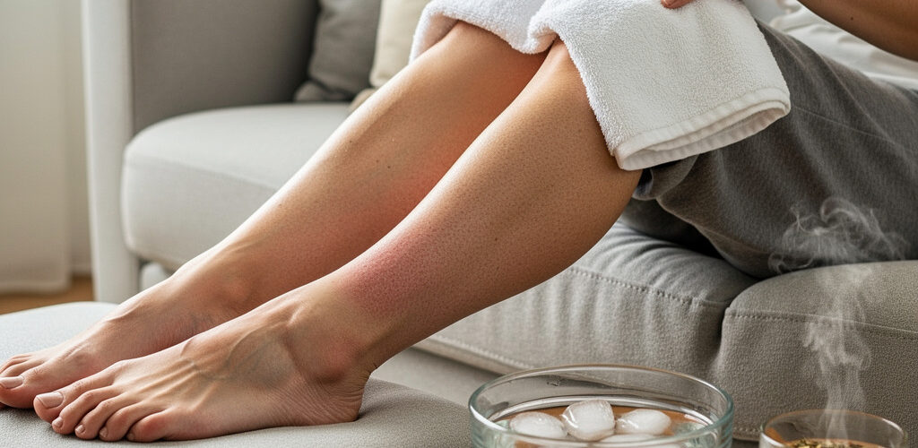 Piernas hinchadas, remedios caseros