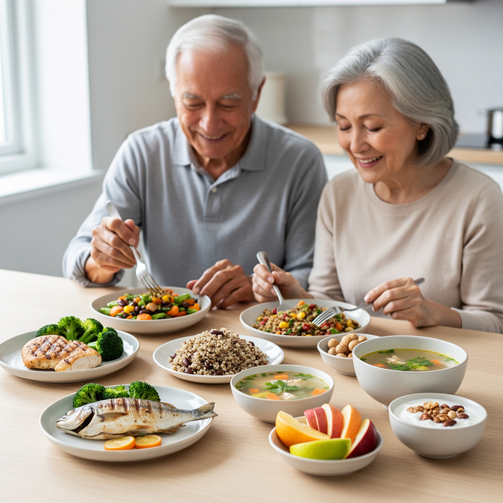 Menú saludable adultos mayores