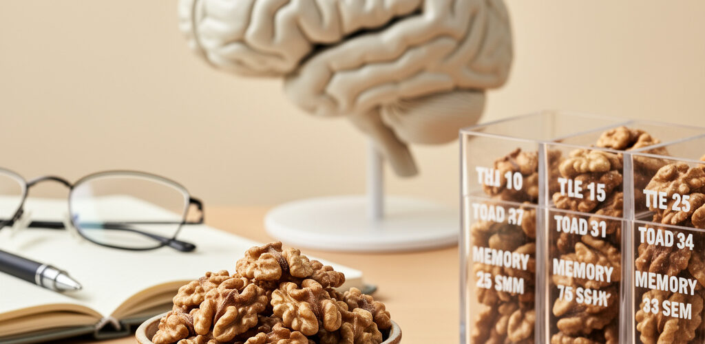 nueces, cerebro, memoria, beneficios