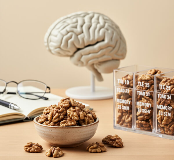 nueces, cerebro, memoria, beneficios