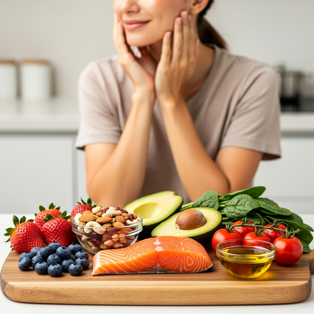alimentos antiedad, piel sana, salud