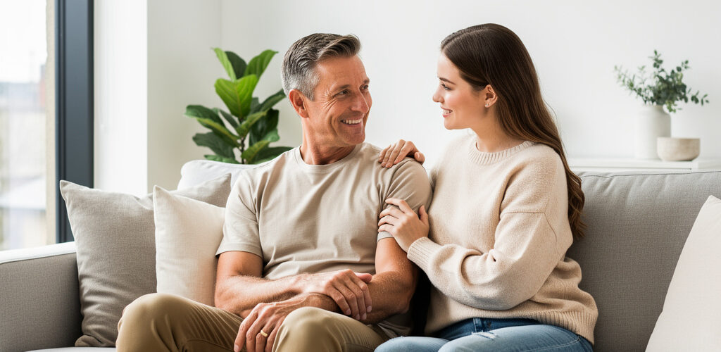 relación hombre 40 mujer 24