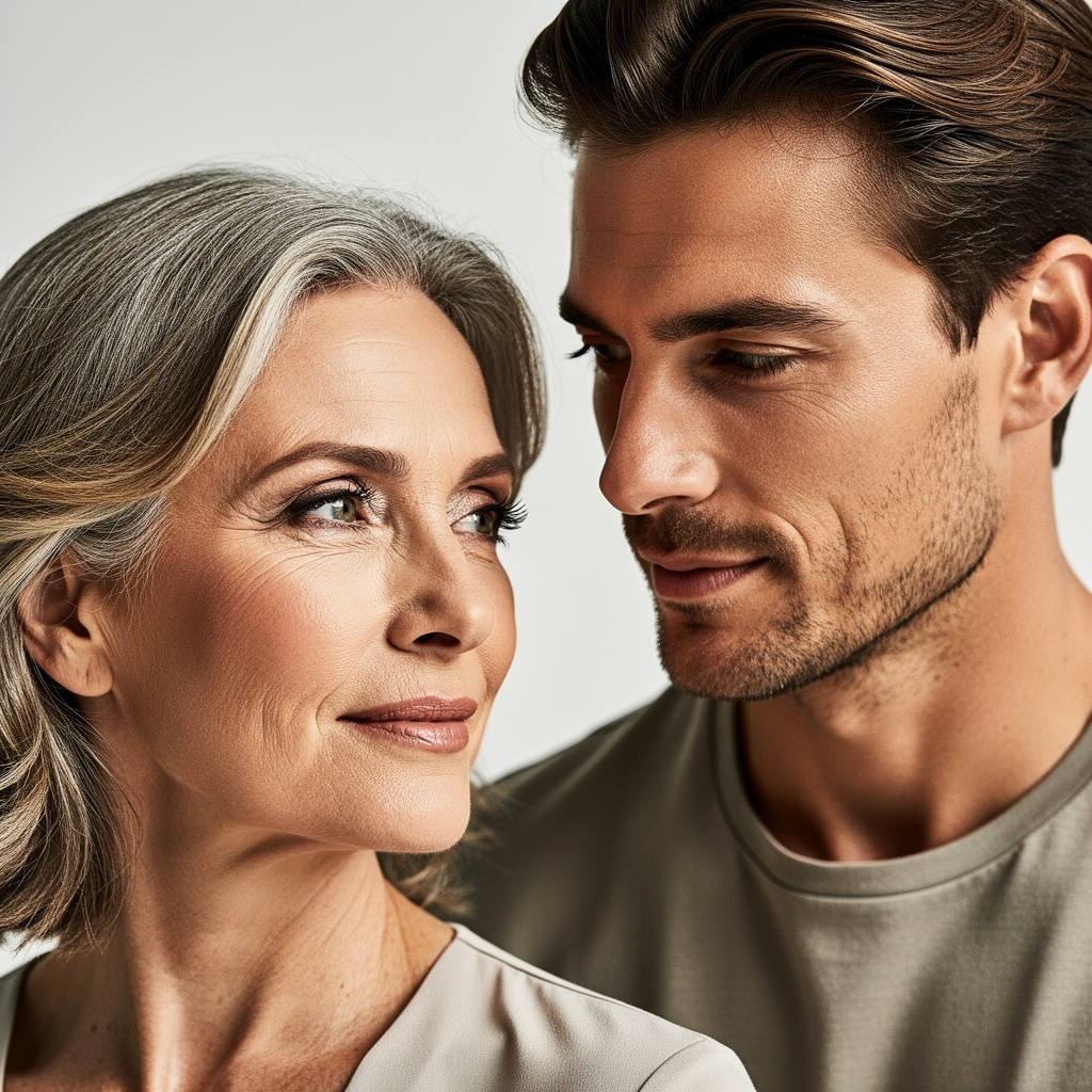 mujer madura hombre joven