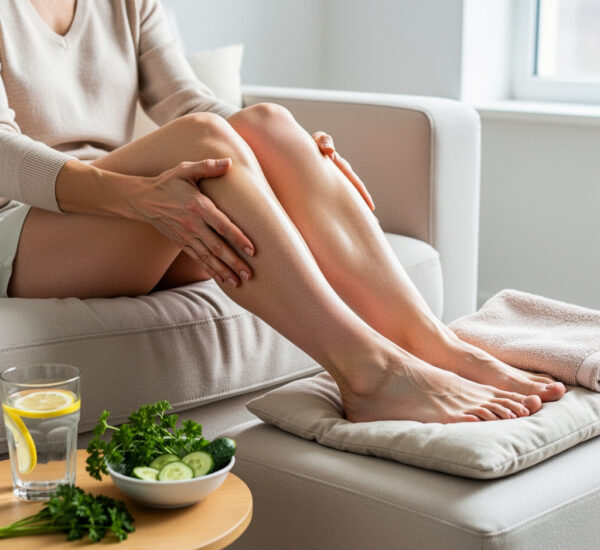 Piernas hinchadas retención líquidos