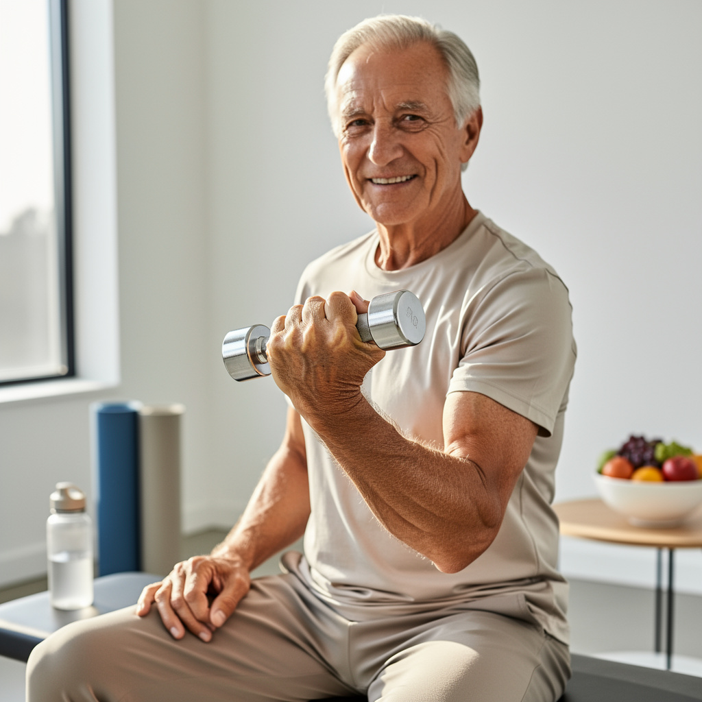 Pérdida muscular vejez prevención