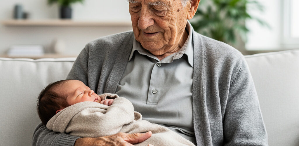 hombre más viejo padre