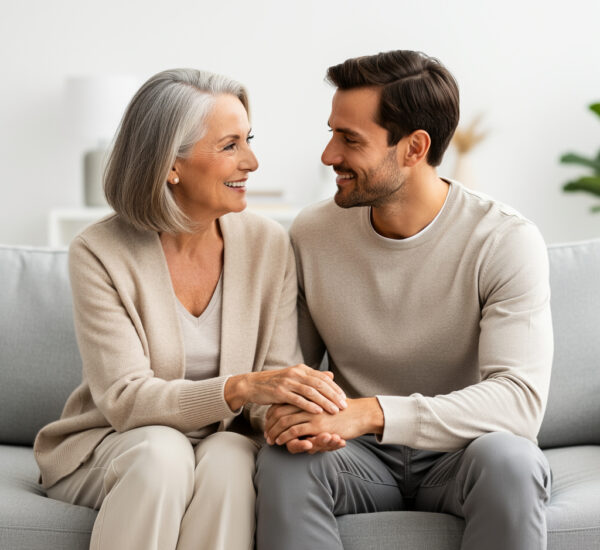 mujer mayor, relación, amor, edad