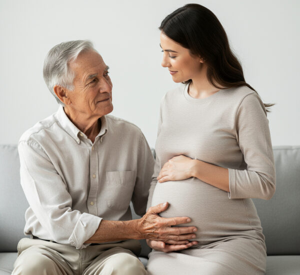 embarazo hombre anciano fertilidad