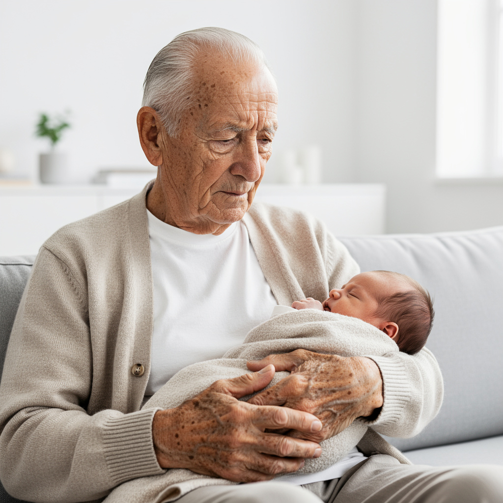 hombre más viejo padre