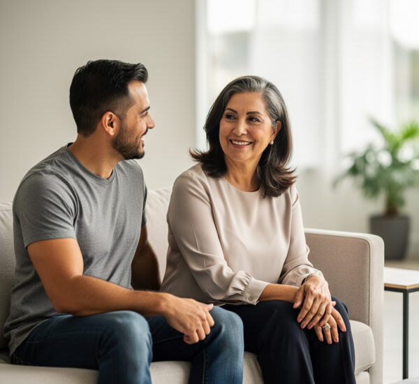 mujer madura hombre joven