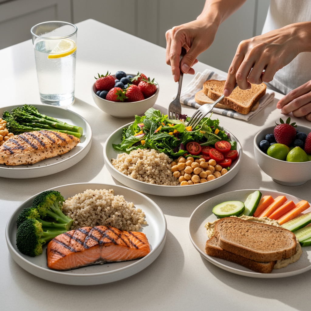 Menús saludables adultos