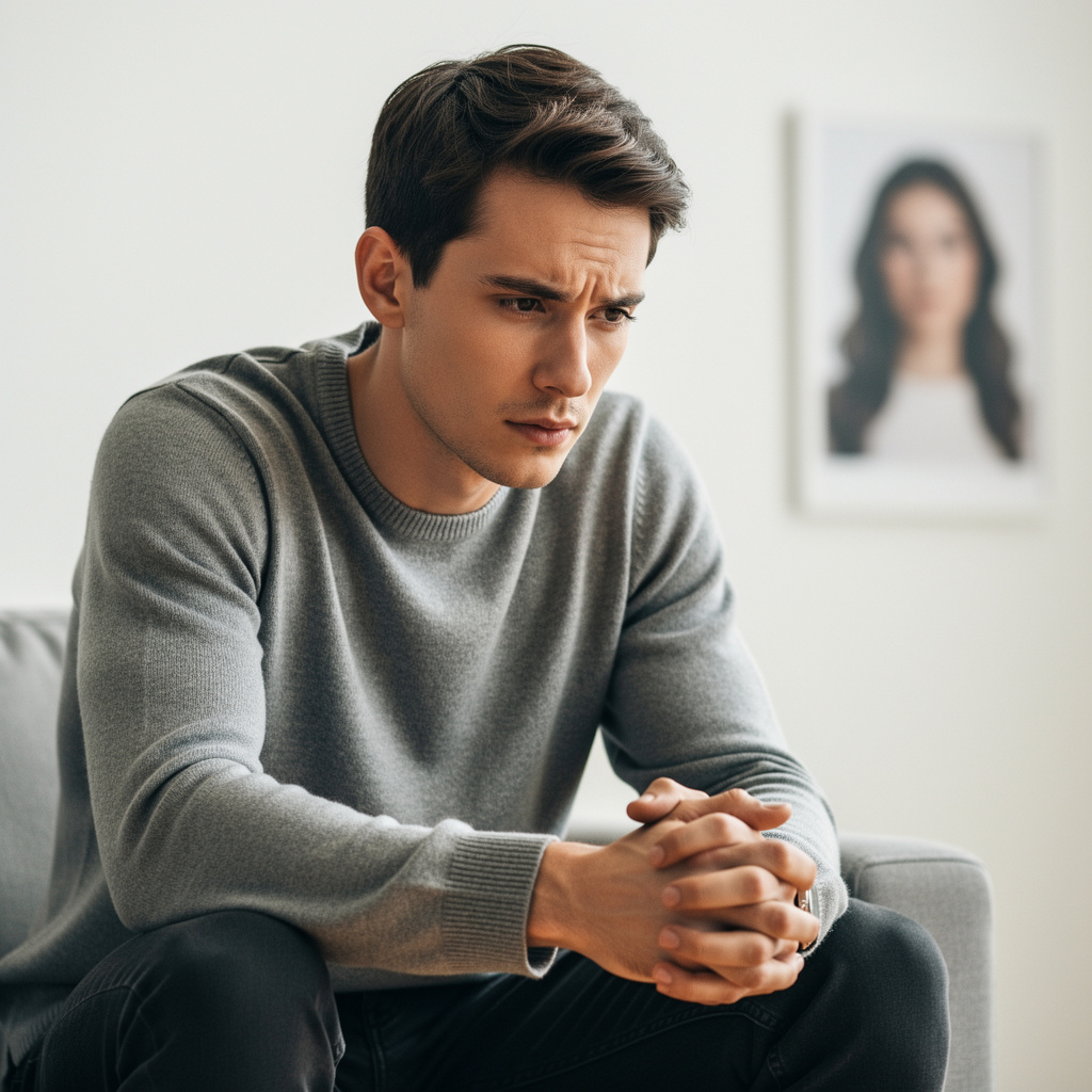 hombre piensa mujer constantemente