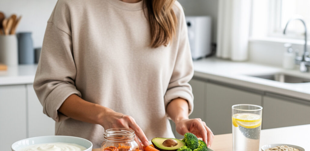 salud digestiva, intestino, alimentos, reparar