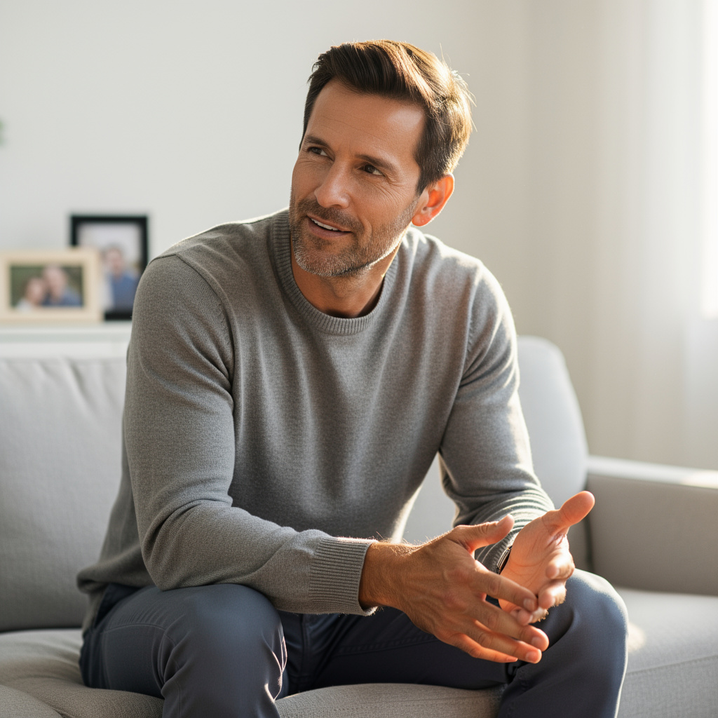 hombre fiel emocionalmente disponible