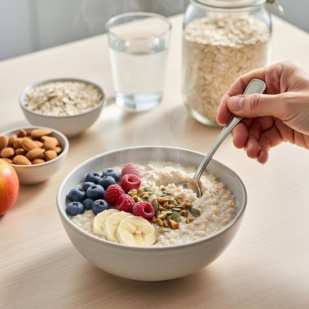 avena, colesterol, desayuno, beneficios