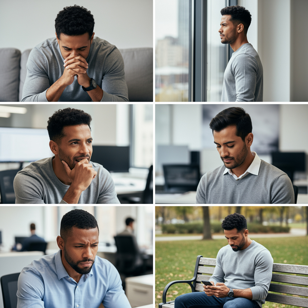 Hombres ocultando sentimientos