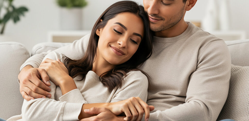 mujer, seguridad, amor, hombre, relación