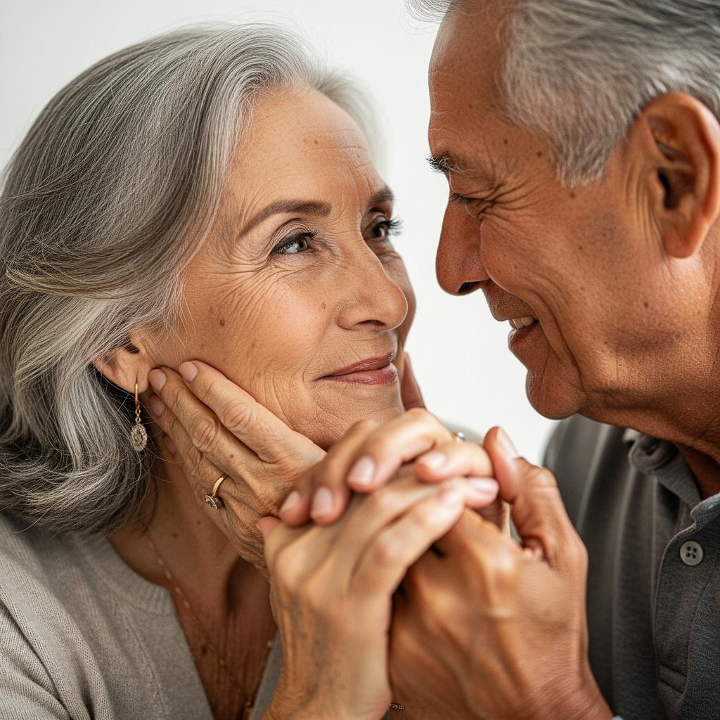 mujer mayor, relación, amor, edad