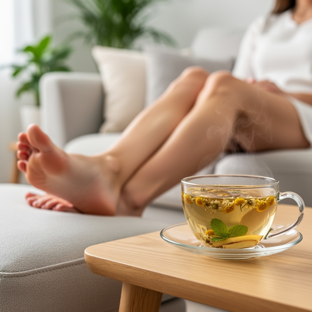 té desinflamar piernas pies