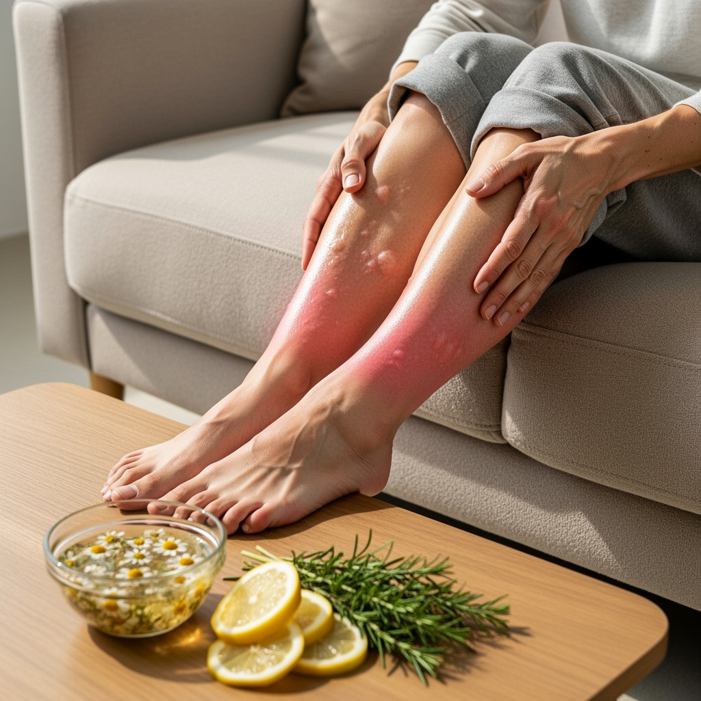 piernas hinchadas remedio natural