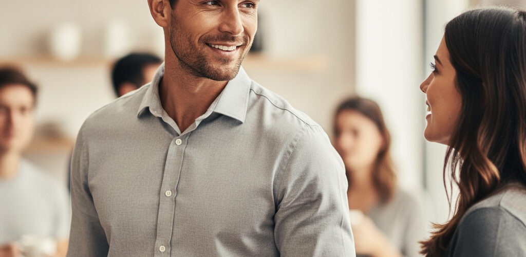 hombre destaque mujer